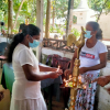 Distributing plants for gardens in conjunction with the 2022 Samurdhi National Cultivation Operation / Homagama (Kiriwatthuduwa North Division) (2022-09-10)